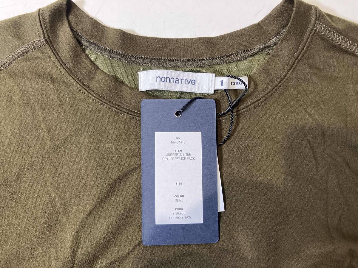 nonnative ノンネイティブ JOGGER S/S TEE C/N JERSEY ICE PACK NN 