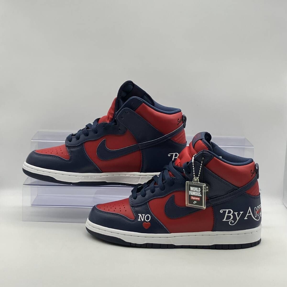 NIKE Supreme × SB Dunk High By Any Means 