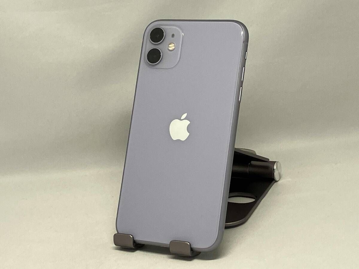 SoftBank 【SIMロックなし】MWLX2J/A iPhone 11 64GB パープル 