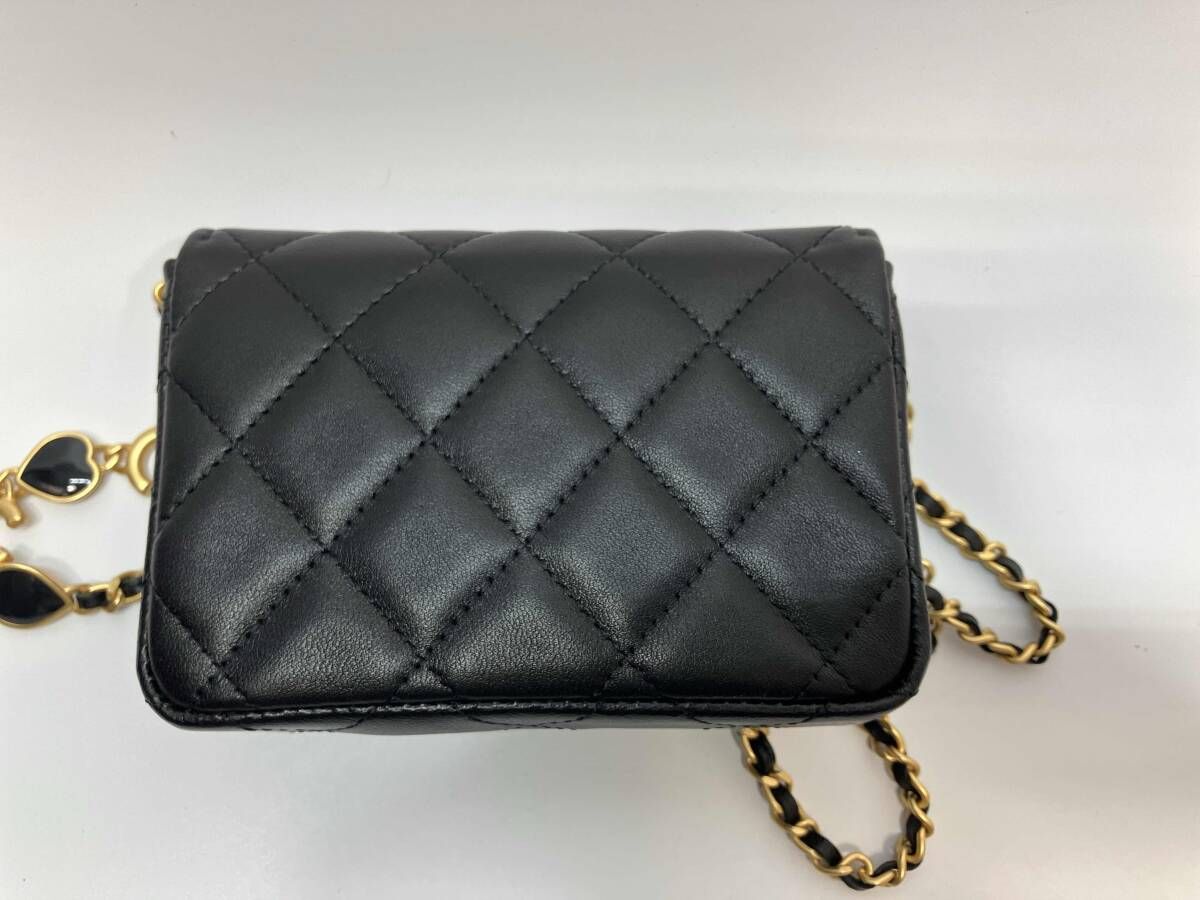 CHANEL シャネル ミニミニマトラッセ ラムスキン チェーンショルダー