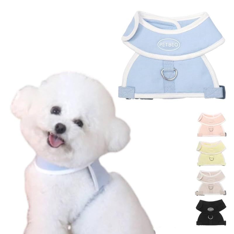 【新品】 re ens ハーネス 犬 猫ちゃんも使える 嫌がるワンちゃんに最適 散歩が楽になる 5秒で装着可能 頭と足を通さず簡単装着 ワンちゃんの咳き込み軽減 韓国発ブランド 通気性が良くワンちゃんが快適 パステルカラーが可愛い 擦りむけない 5秒ハーネ 1