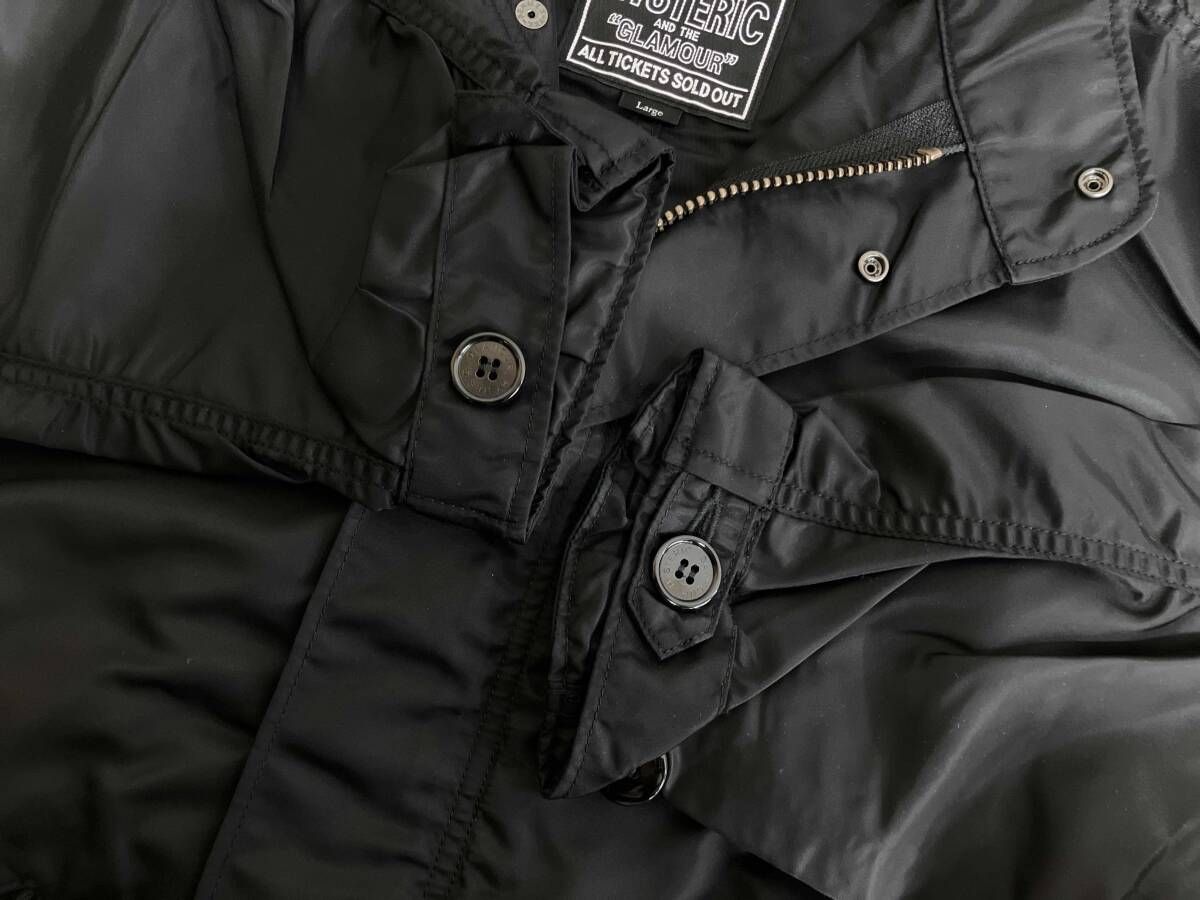 美品　HYSTERIC GLAMOUR ヒステリック　グラマー、モッズコート、黒 中古・古着通販】Hysteric Glamour (ヒステリックグラマー) ロゴ