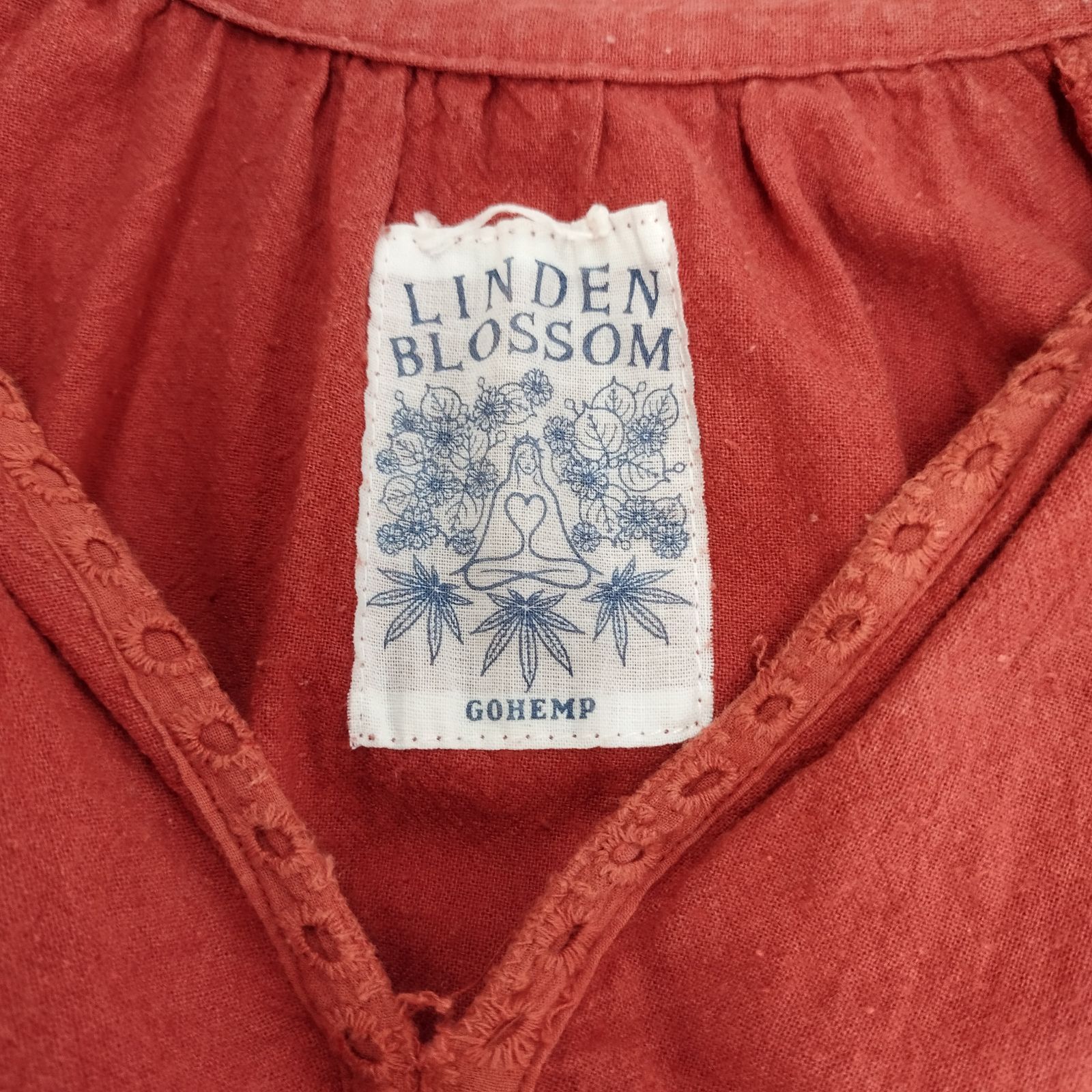 シャツ・ブラウス GO HEMP ゴーヘンプ LINDEN BLOSSOM パンチング 