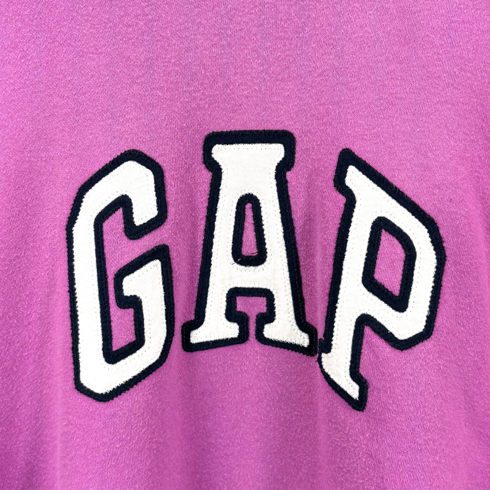 GAP ギャップ ビッグロゴ 裏起毛 フーディ パーカー ピンク y2k - メルカリ
