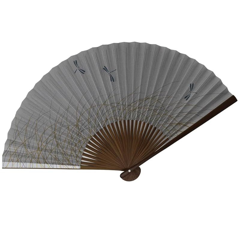 【新品】 扇子 京扇子 日本製 唐木 パール地 トンボ