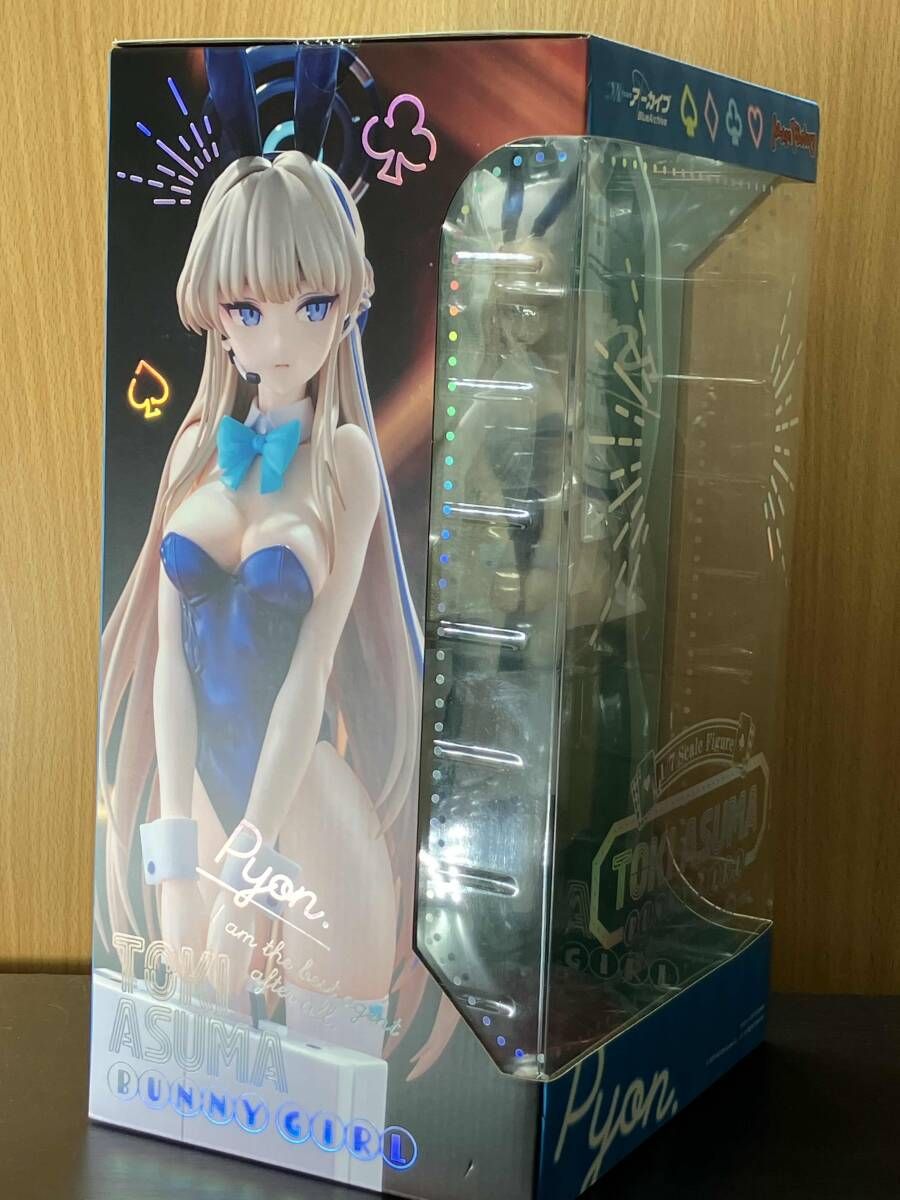 美品 未開封品 マックスファクトリｰ 飛鳥馬トキ バニｰガｰル 1/7 ブルｰ