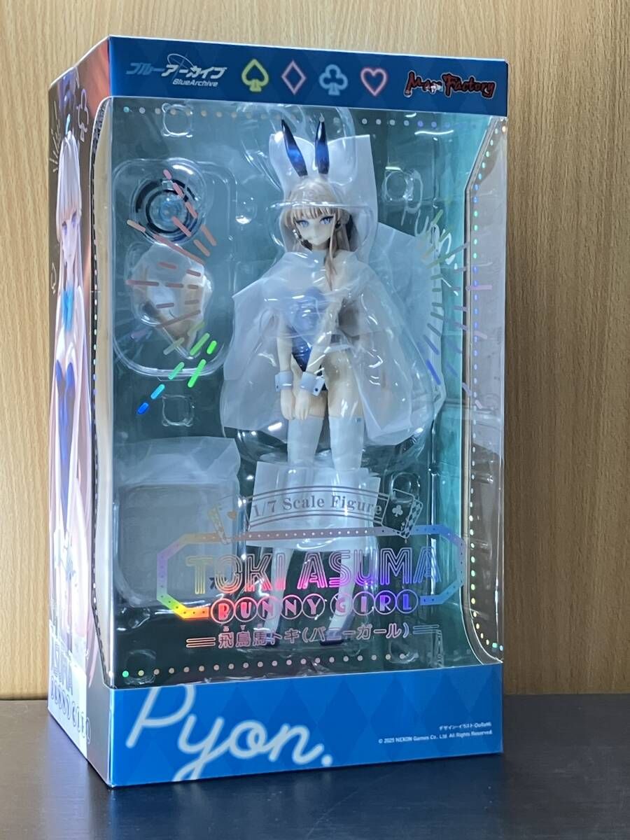 美品 未開封品 マックスファクトリｰ 飛鳥馬トキ バニｰガｰル 1/7 ブルｰ