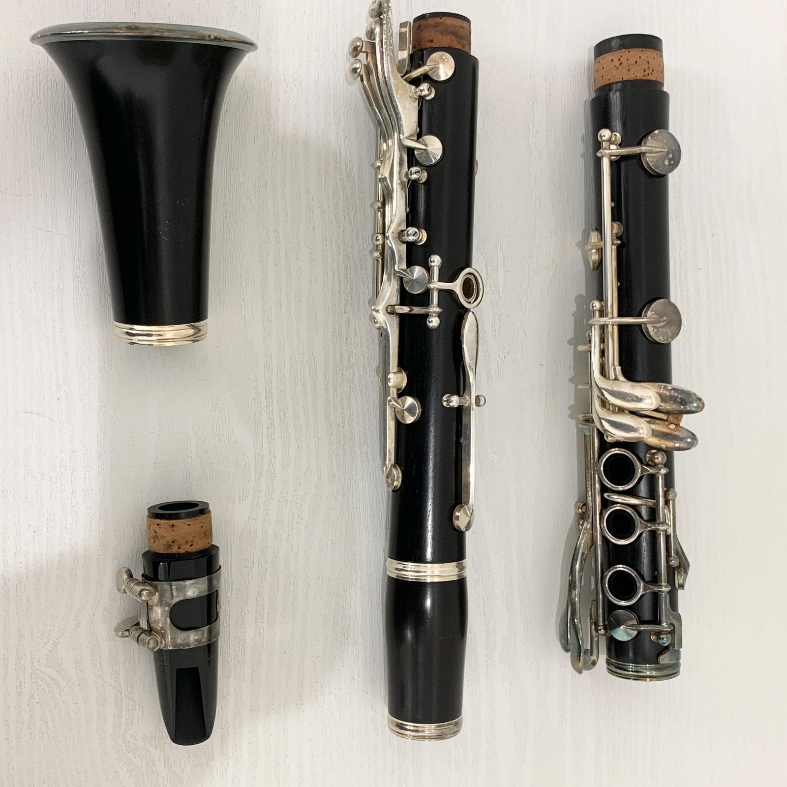 動作未確認 Yamaha ヤマハ クラリネット YCL33 ベージュ色 ケース付き