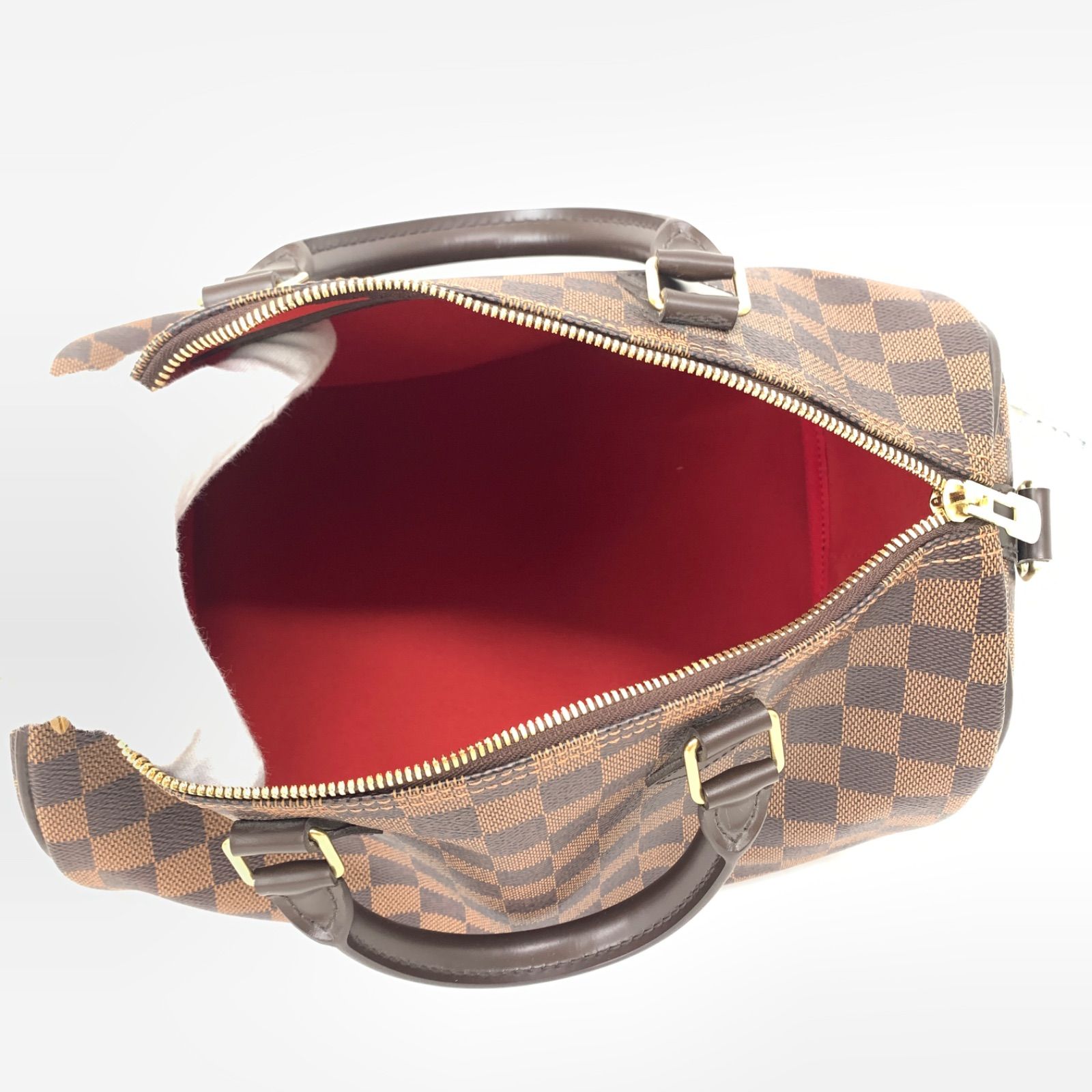USED/美品】LOUIS VUITTON ルイヴィトン ダミエ ハンドバッグ バンド 