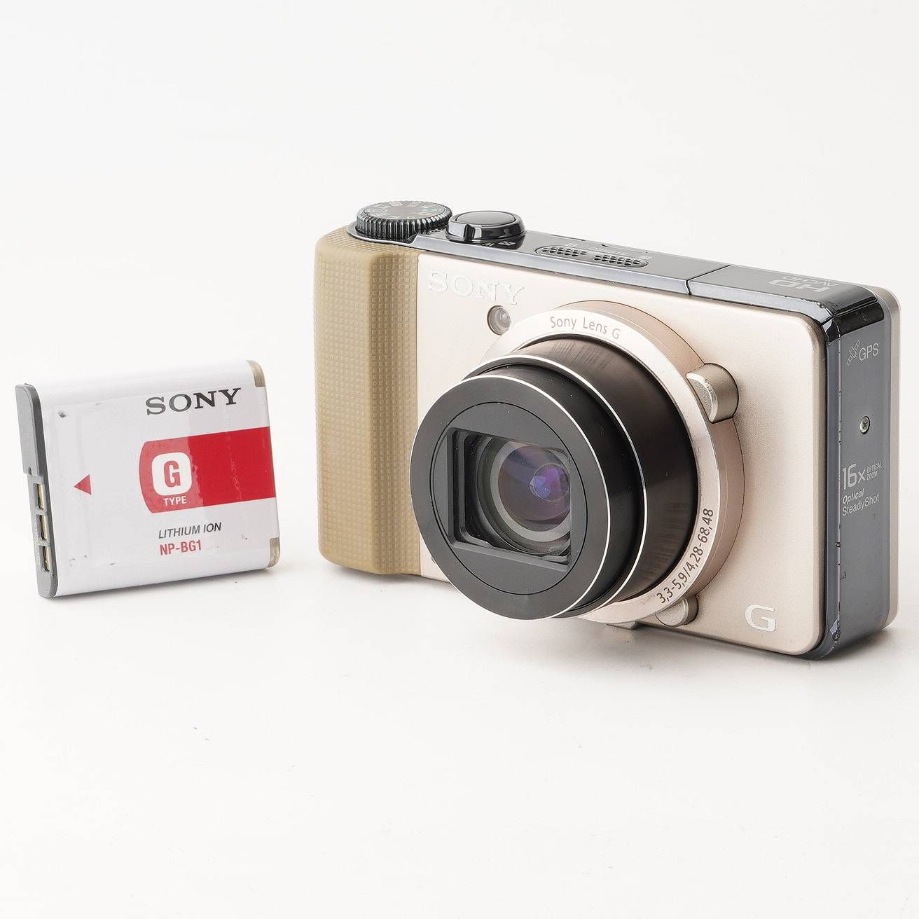 ソニー Sony サイバーショット Cyber-Shot DSC-HX9V ゴールド 16x 光学