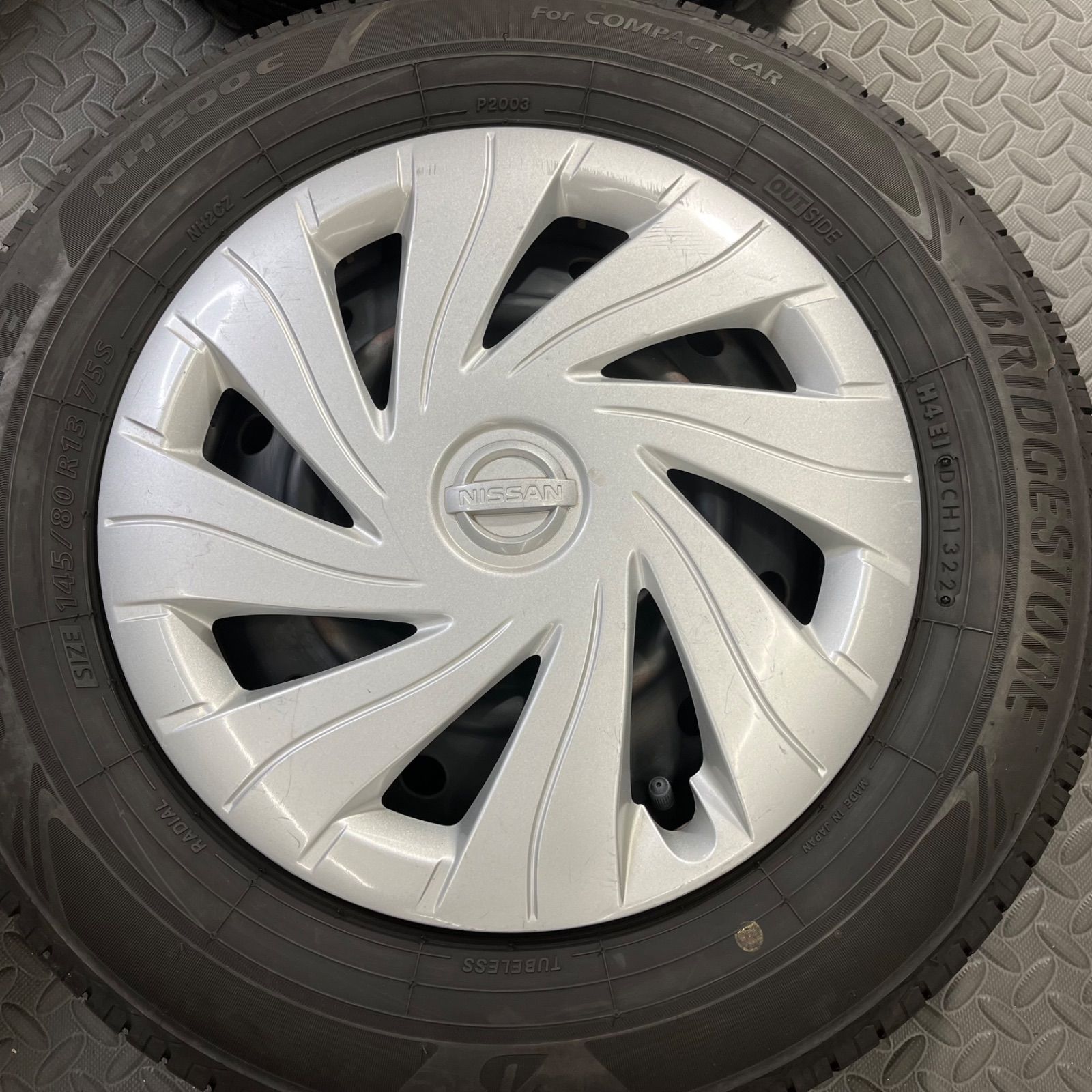 22年製 145/80R13 ブリヂストン エコピア NH200C 日産 モコ スズキ 