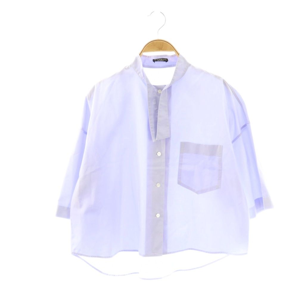 ヴェルメイユ パー イエナ VERMEIL par iena 24AW ハーフスリーブタイ