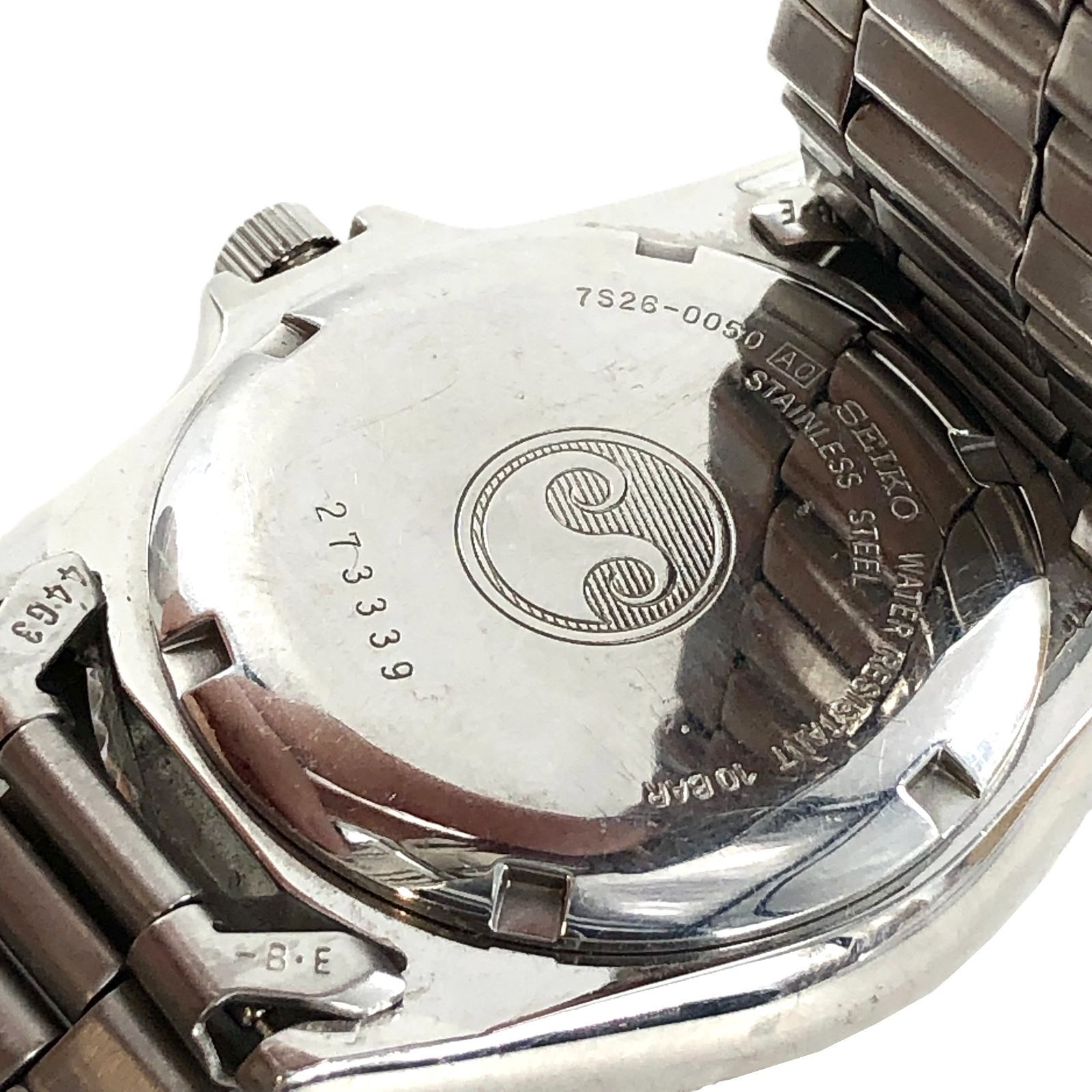 SEIKO セイコー デイデイト ダイバーズウォッチ 7S26-0050 SS/AT