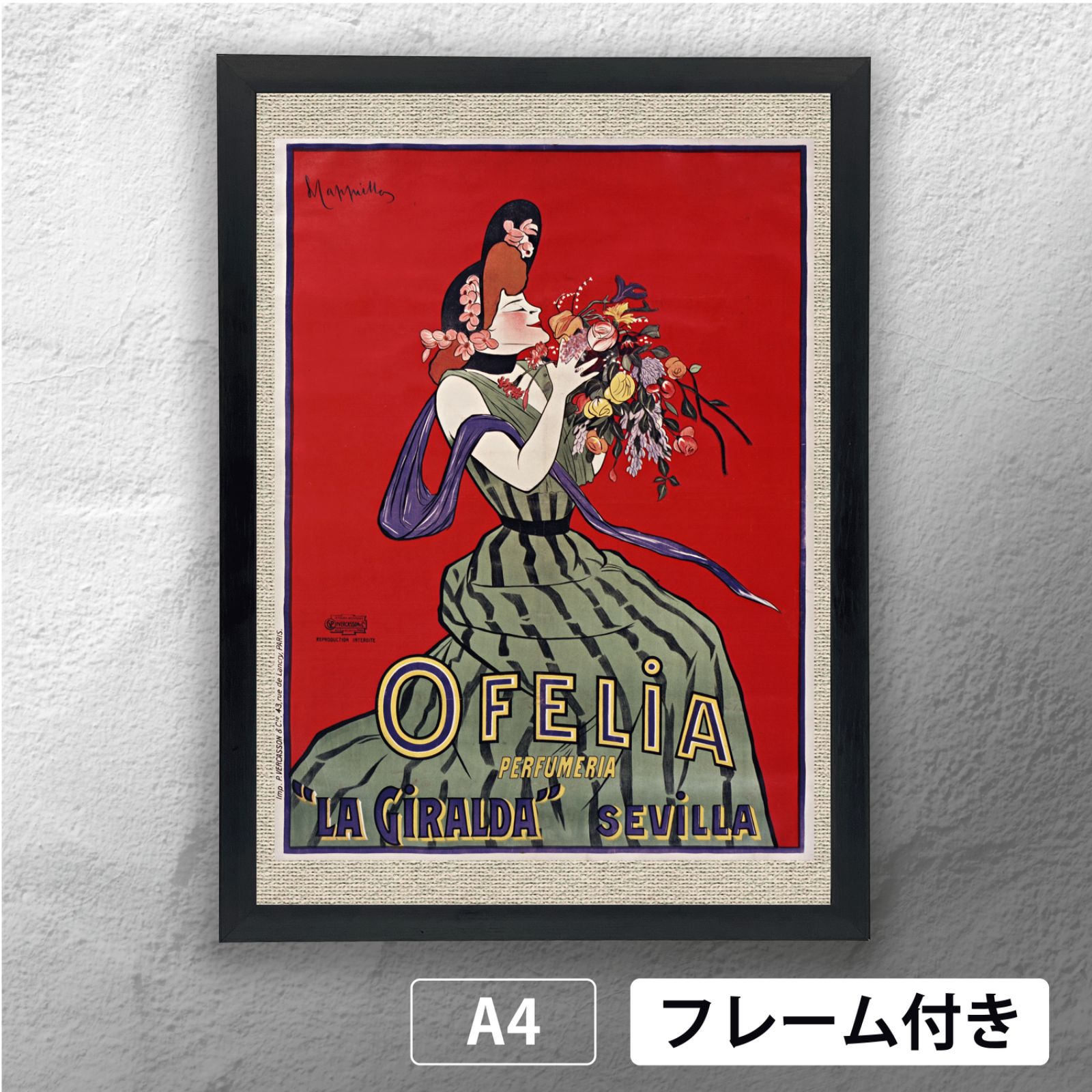 レオネット・カッピエロ（Leonetto Cappiello） 「 オフェリア 