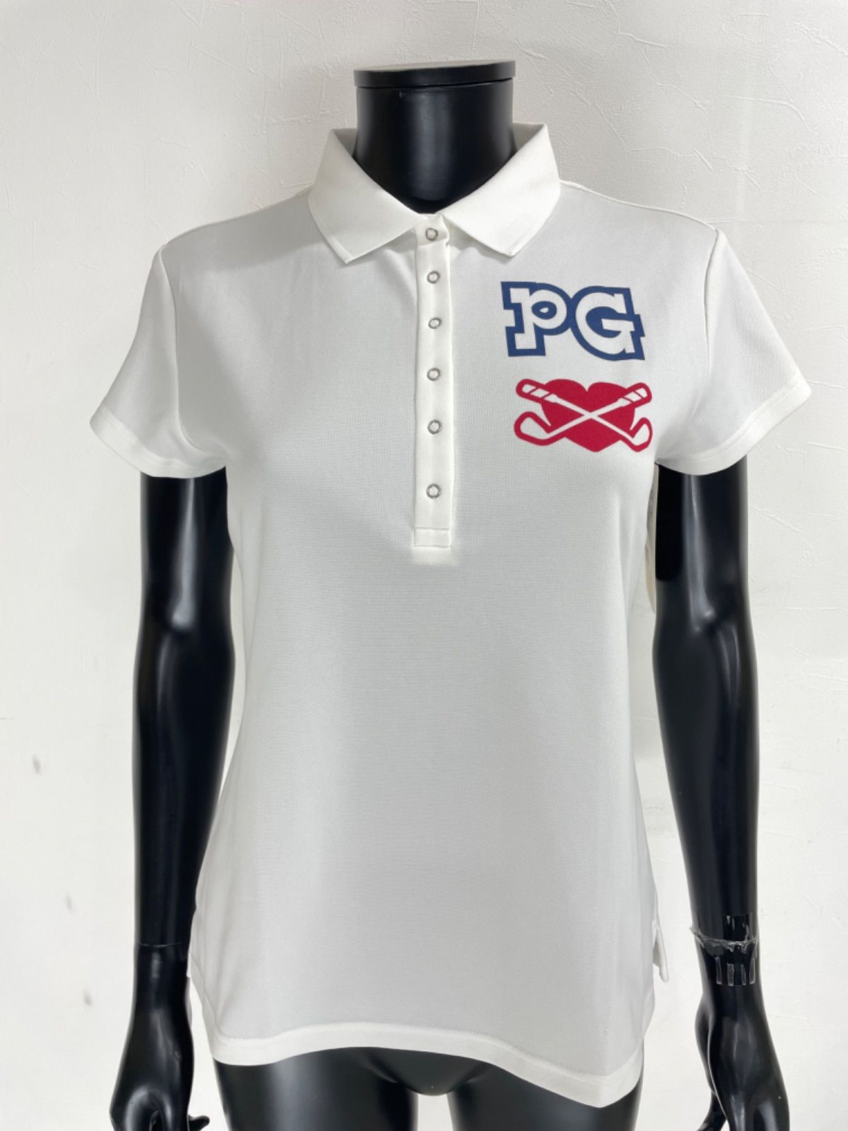 USED】PEARLY GATES パーリーゲイツ ポリエステル 半袖 ポロシャツ
