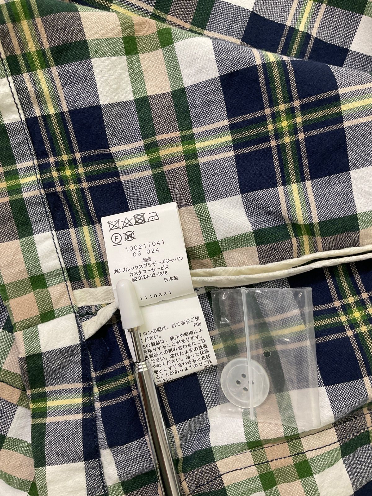 Brooks Brothers ブルックスブラザーズ マドラスチェックジャケット