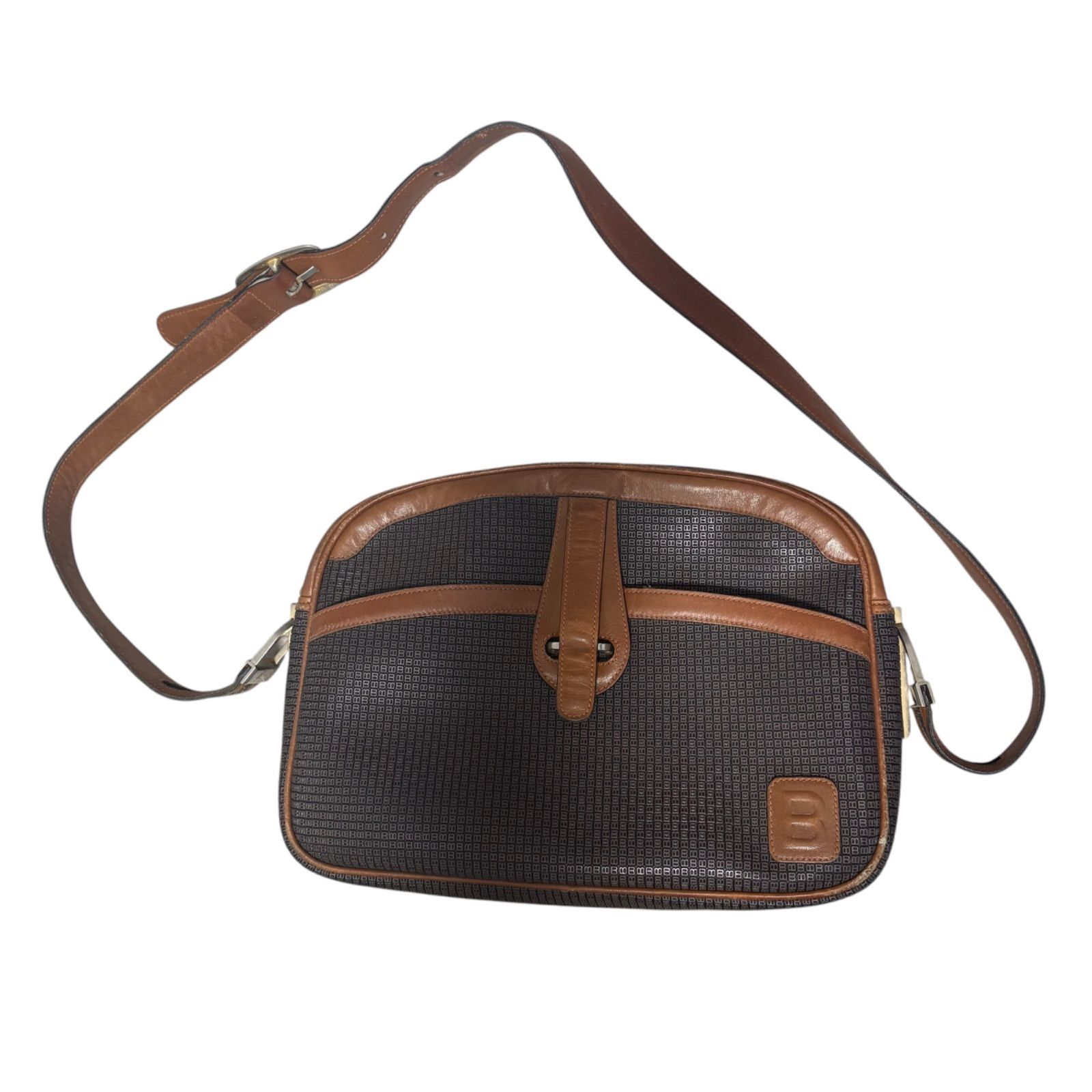 中古品 BALLY バリー ショルダーバッグ ヴィンテージ レザー 