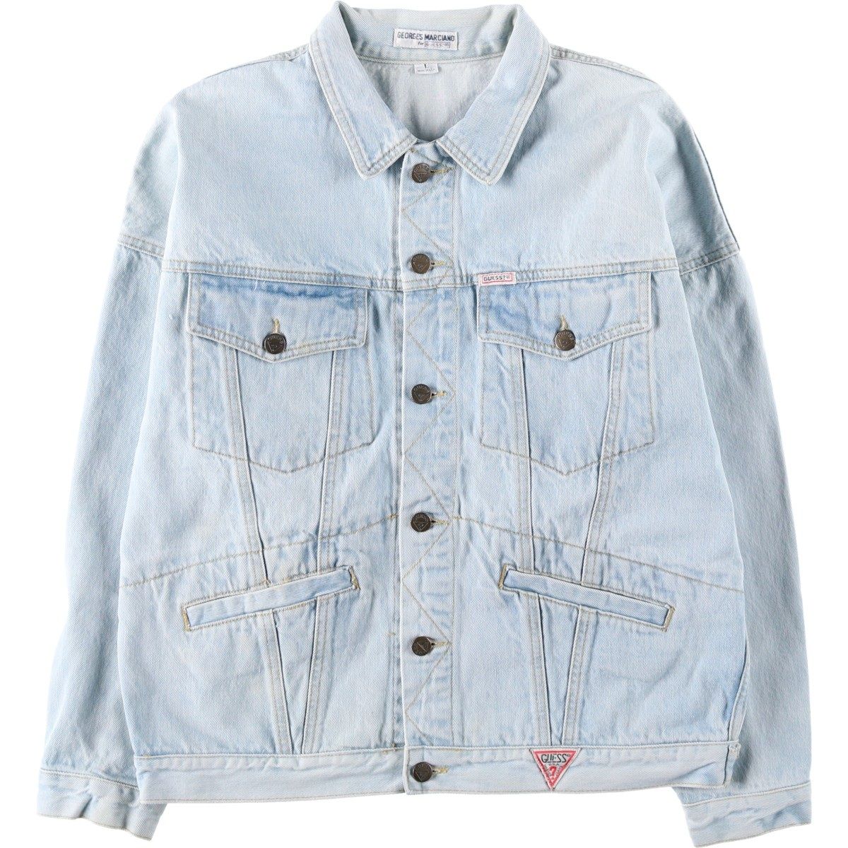 古着 80~90年代 ゲス Guess GEORGES MARCIANO デニムジャケット G 