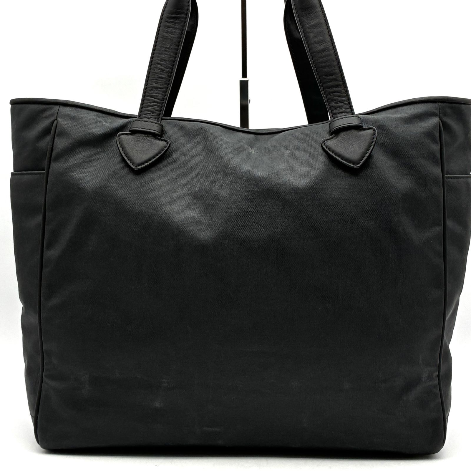 LOEWE ロエベ 南京錠 鍵付 トートバッグ ナッパレザー 本革 ブラック 