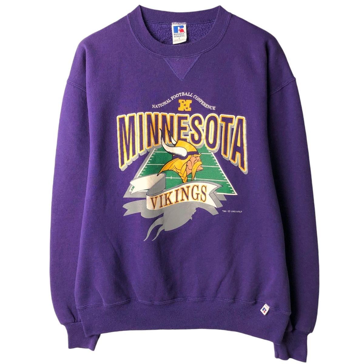 古着 90年代 ラッセル Russell NFL MINNESOTA VIKINGS ミネソタ 
