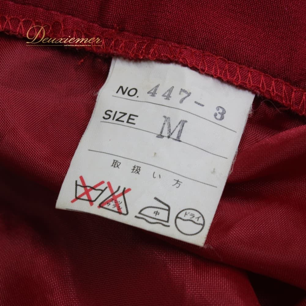 社交ダンス 衣装 スカート レッスンウェア ブラック系 レッド系 練習着