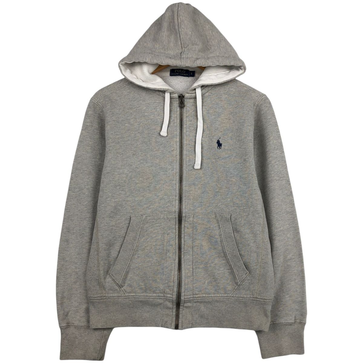 polo スウェット 古着 Polo Ralph Lauren USA Sweatshirt 灰 M ポロ 