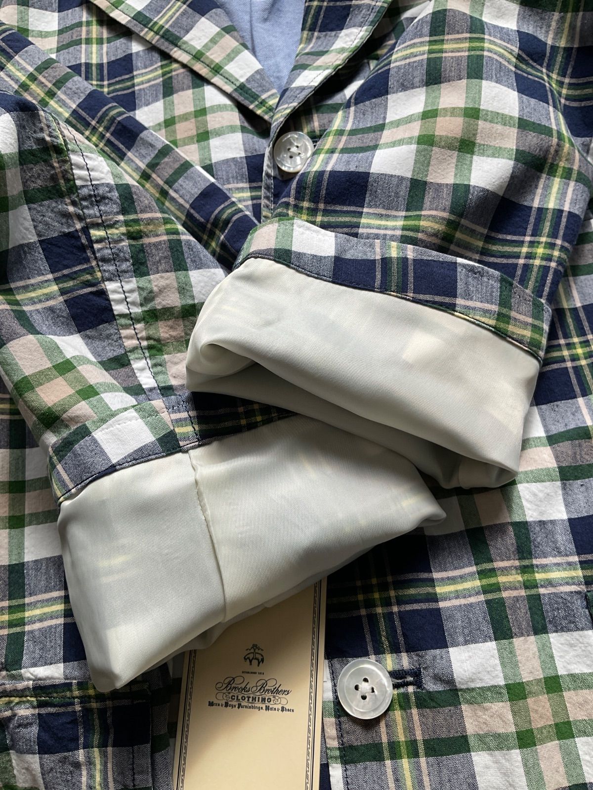 Brooks Brothers ブルックスブラザーズ マドラスチェックジャケット