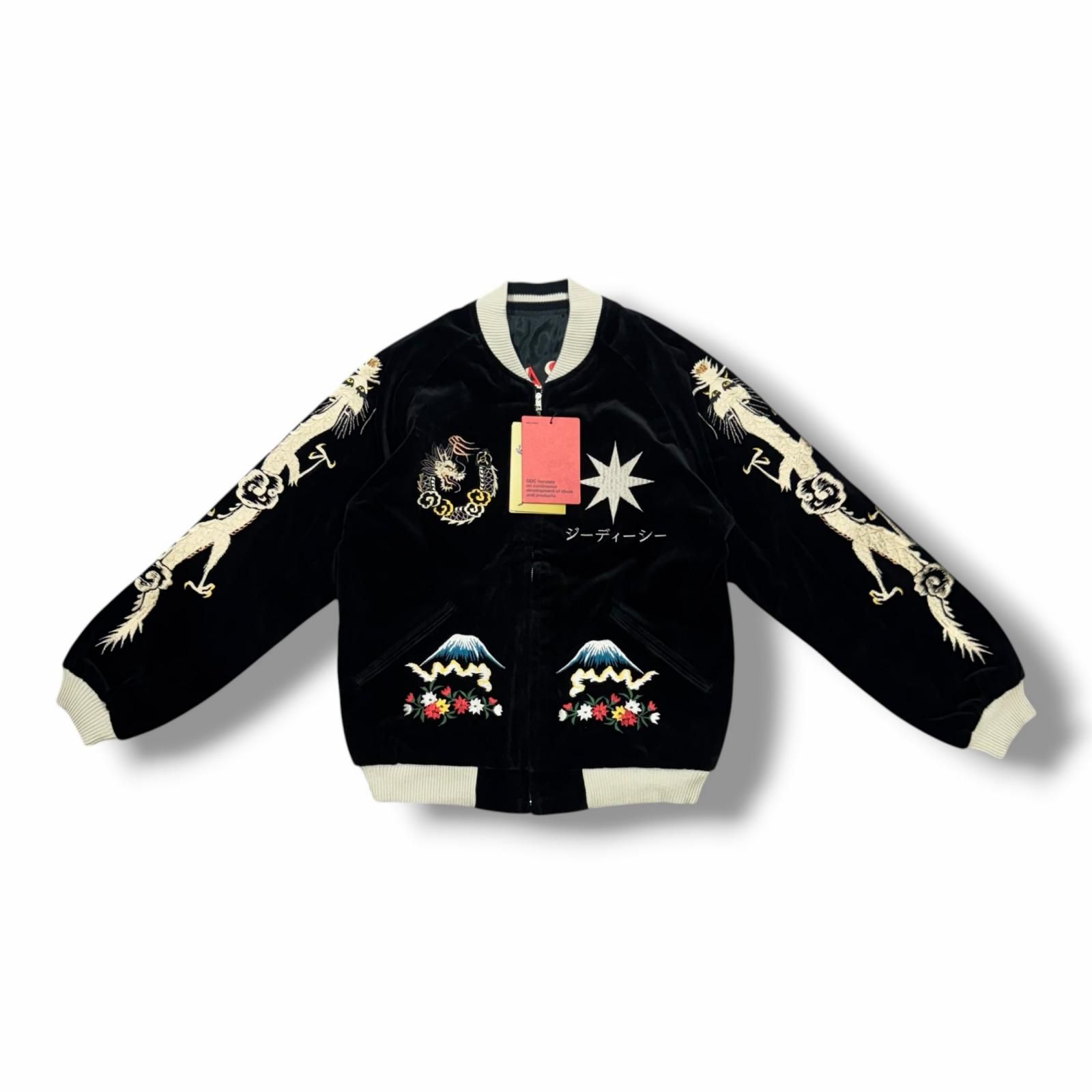 GDC TAILOR TOYO Velveteen × Acetate Souvenir Jacket リバーシブル 