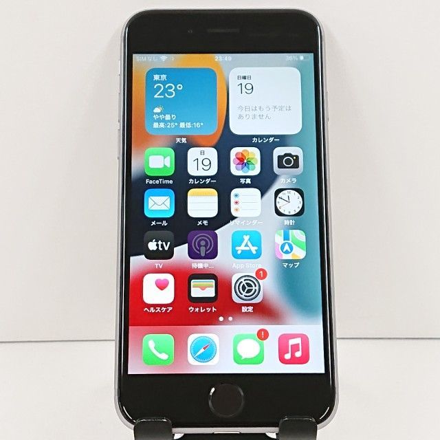 iPhone6s 32GB SIMフリー スペースグレイ 送料無料 本体 c19058 - メルカリ