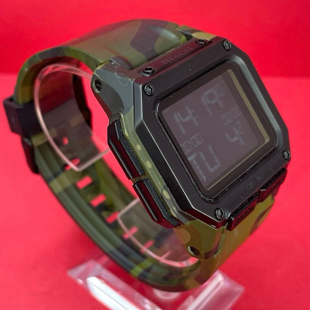 NIXON THE REGULUS 迷彩 グリーンカモフラ柄 ニクソン レグルス TROPIC