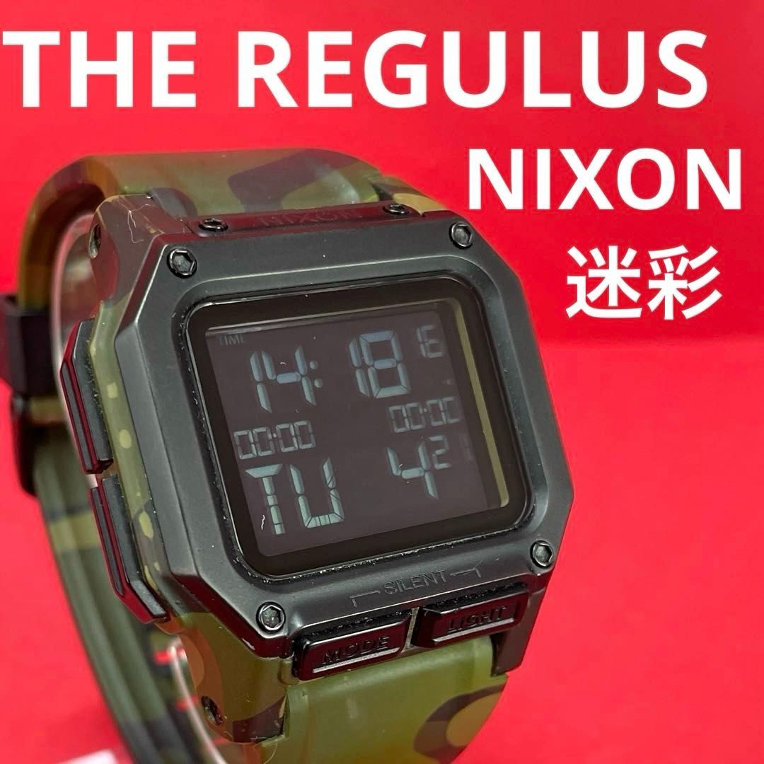 NIXON THE REGULUS 迷彩 グリーンカモフラ柄 ニクソン レグルス TROPIC