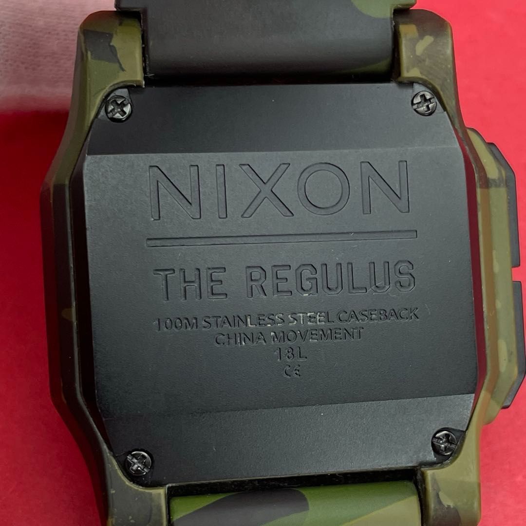 未使用品】ニクソン レグルス 腕時計 迷彩 A1180 未使用】NIXON