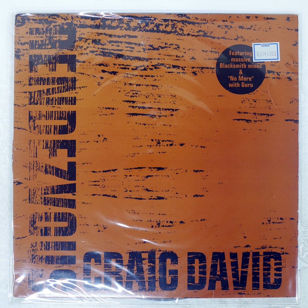 David / 創生録-reconstruction- ★会場限定盤★ 英 UK盤 CRAIG DAVID/RENDEZVOUS / NO MORE/WILDSTAR 12WILD36RBP 12