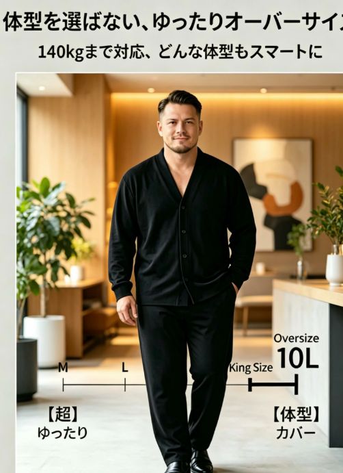 カジュアルメンズセットアップ メンズセットアップ カジュアル 【140kg
