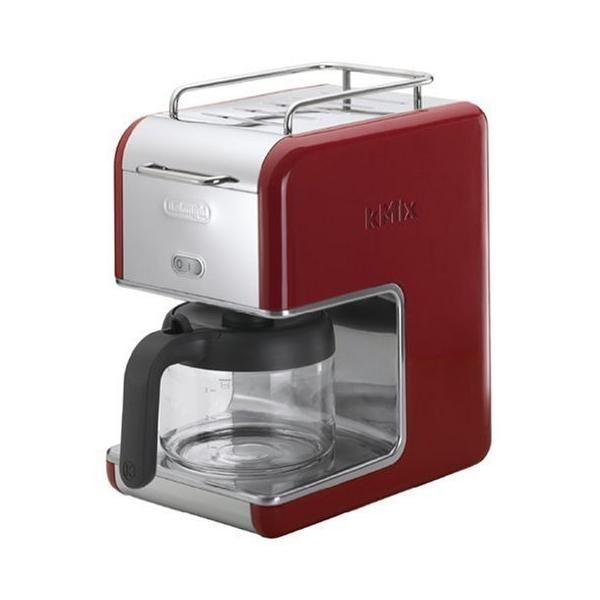 【中古】デロンギ(DeLonghi) ケーミックス ドリップコーヒーメーカー レッド 6杯用 CMB6-RD