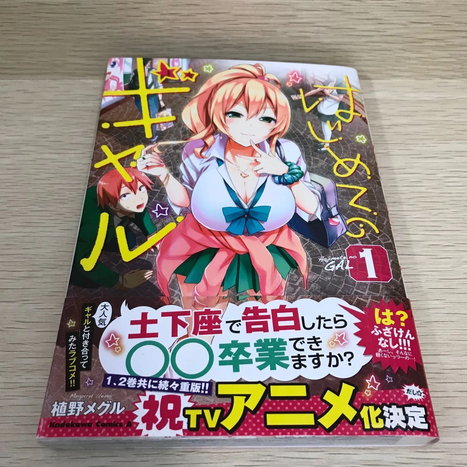 はじめてのギャル 1巻/【作者】植野メグル/GF-0226001669-YP/GF08751
