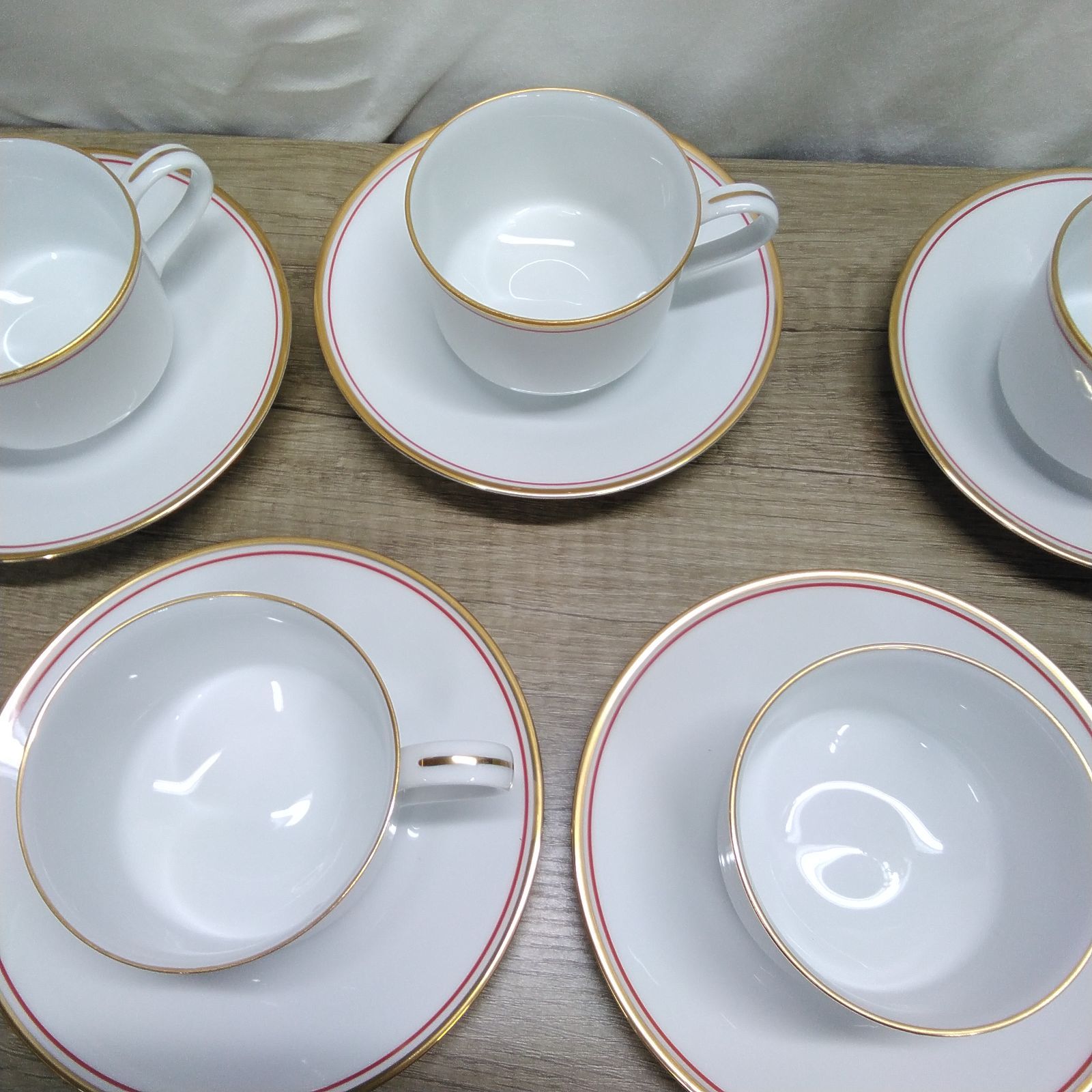 昭和レトロ 洋風食器 Noritake ノリタケ カップ＆ソーサー 5客セット