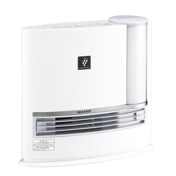 【中古】シャープ プラズマクラスター搭載 加湿セラミックファンヒーター ホワイト HX-G120-W