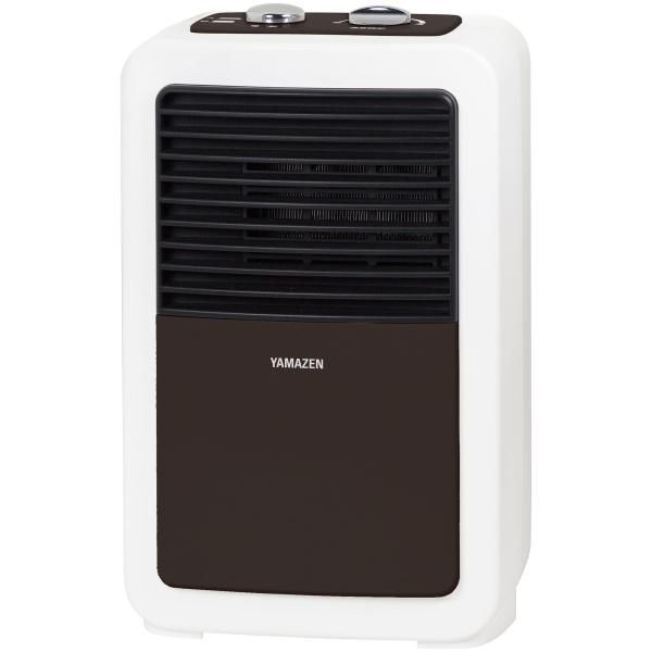 【中古】[山善] セラミックヒーター ミニタイプ (温度調節機能付) (転倒OFFスイッチ) ブラウン DMF-SA067(T)