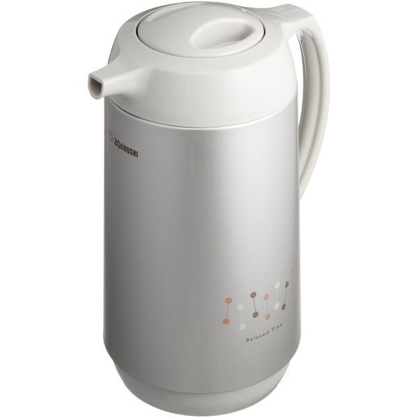 【中古】象印マホービン(ZOJIRUSHI) ガラス魔法瓶 保温卓上ポット 1000ml メタリックグレー AG-KD10-HM