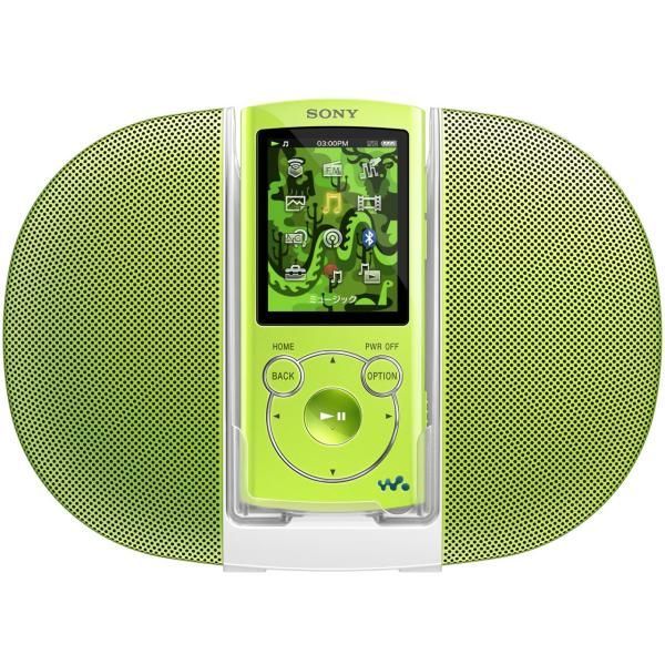【中古】SONY ウォークマン Sシリーズ [メモリータイプ] スピーカー付 8GB グリーン NW-S764K/G