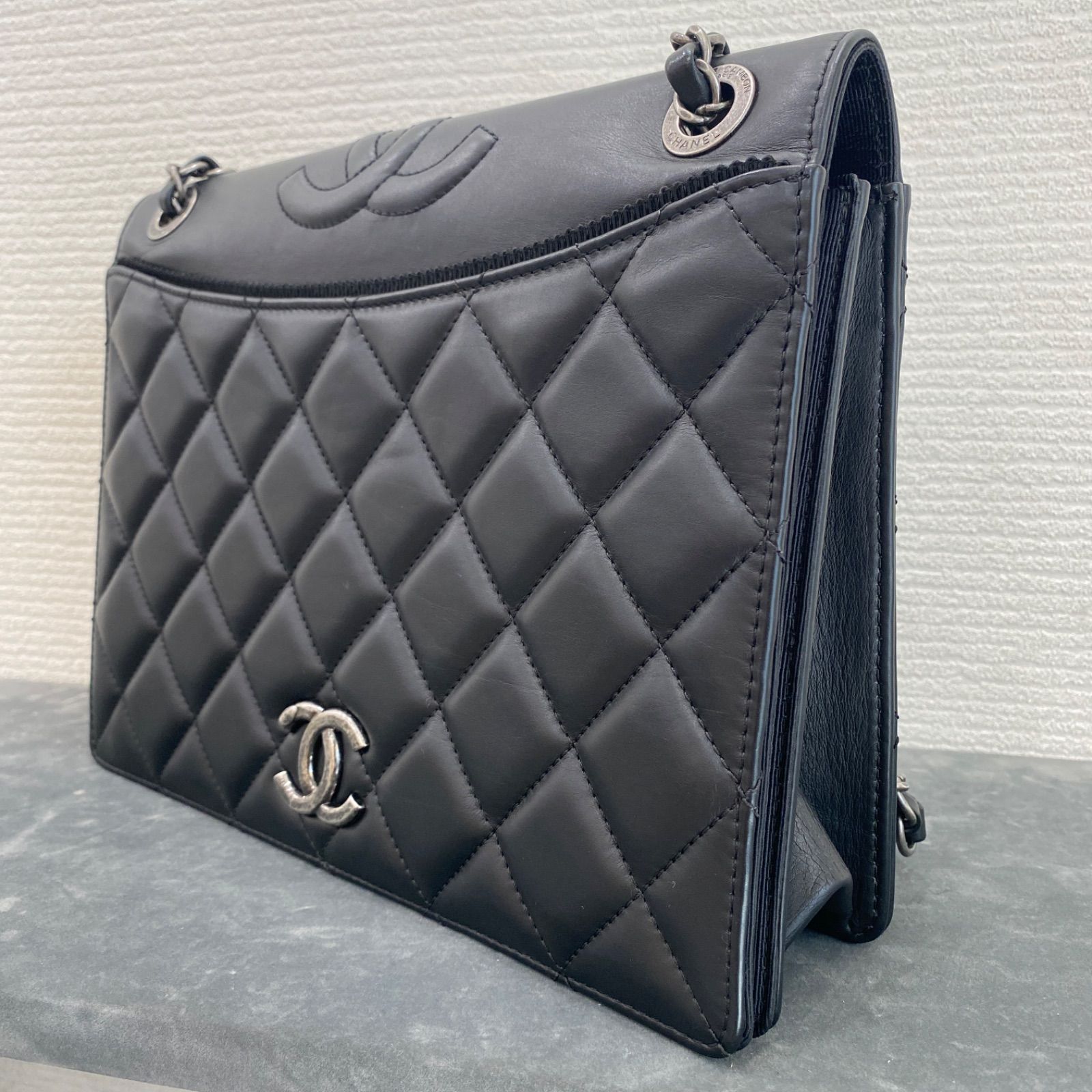 極美品】シャネル マトラッセ チェーンショルダーバッグA93012 