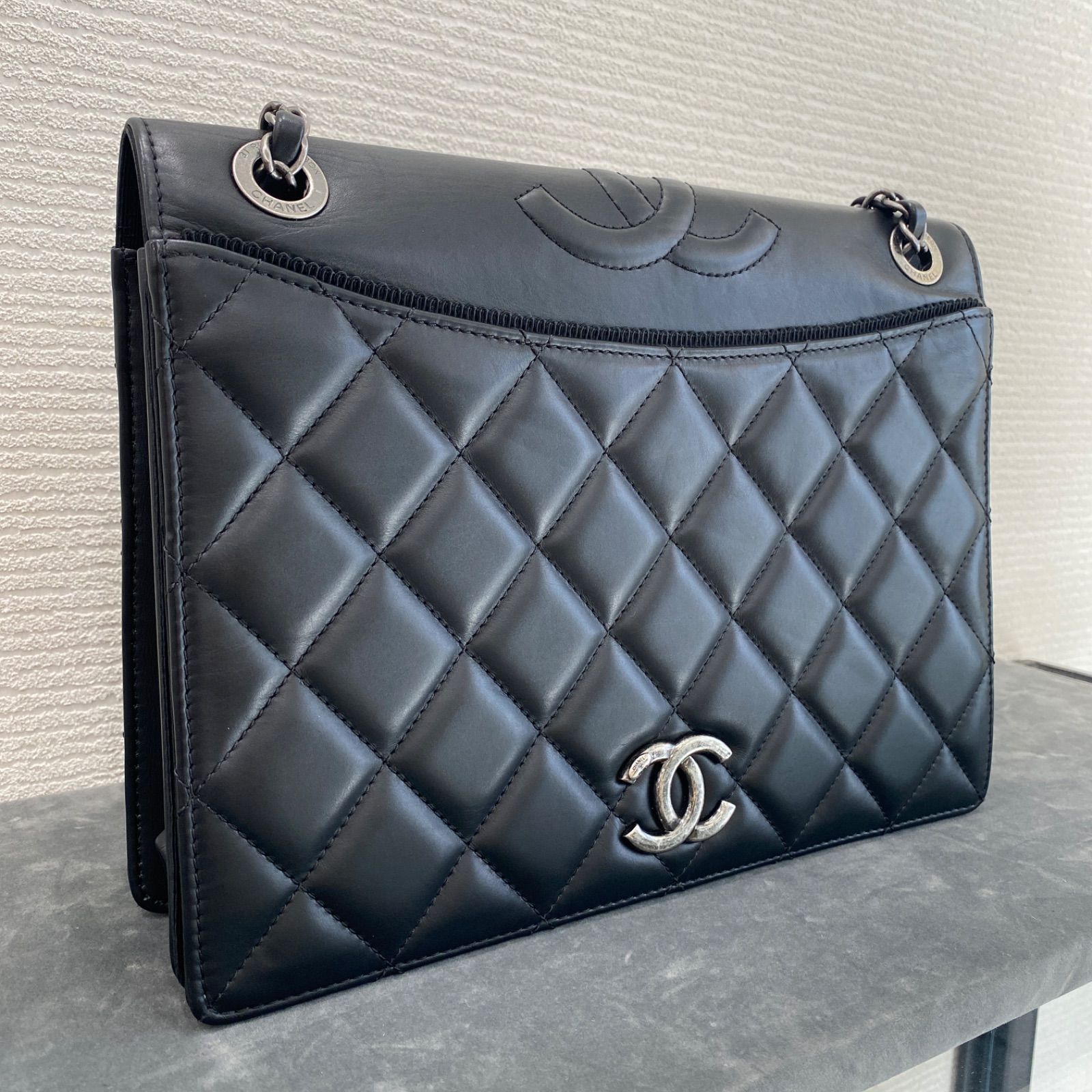 極美品】シャネル マトラッセ チェーンショルダーバッグA93012 