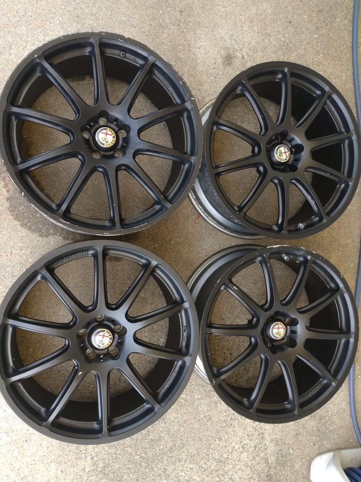 アルファロメオ 軽量！鍛造！PRODRIVE プロドライブ GC-010E RAYS製 18 