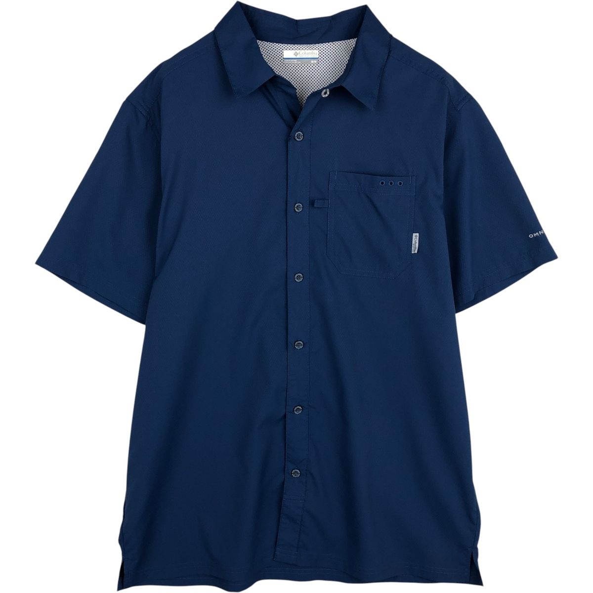 古着 コロンビア Columbia PFG 半袖 OMNI-SHADE オムニシェイド オープンカラー フィッシングシャツ ボックスシャツ/eaa635710