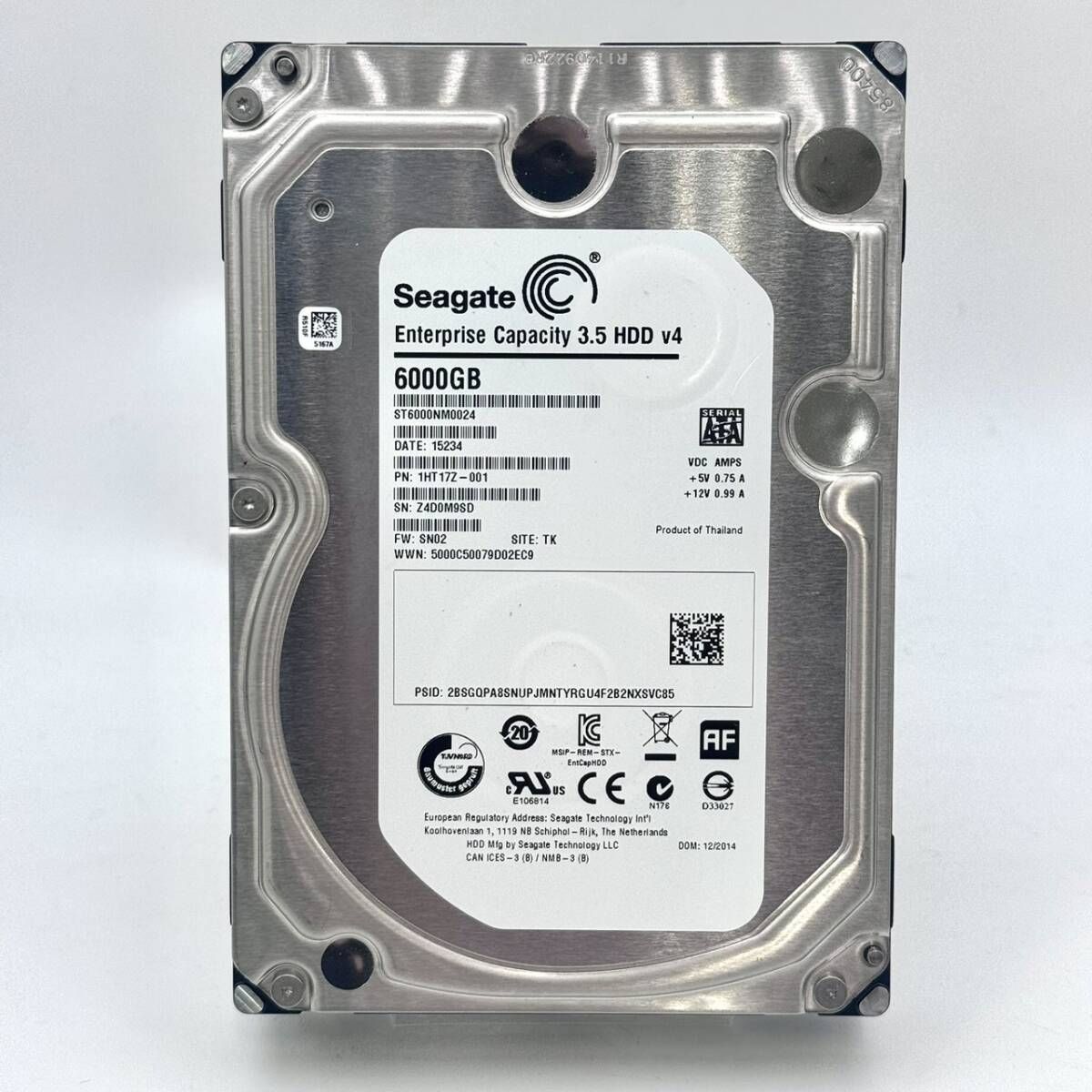 Seagate 6TB HDD ST6000NM0024 中古 - メルカリ