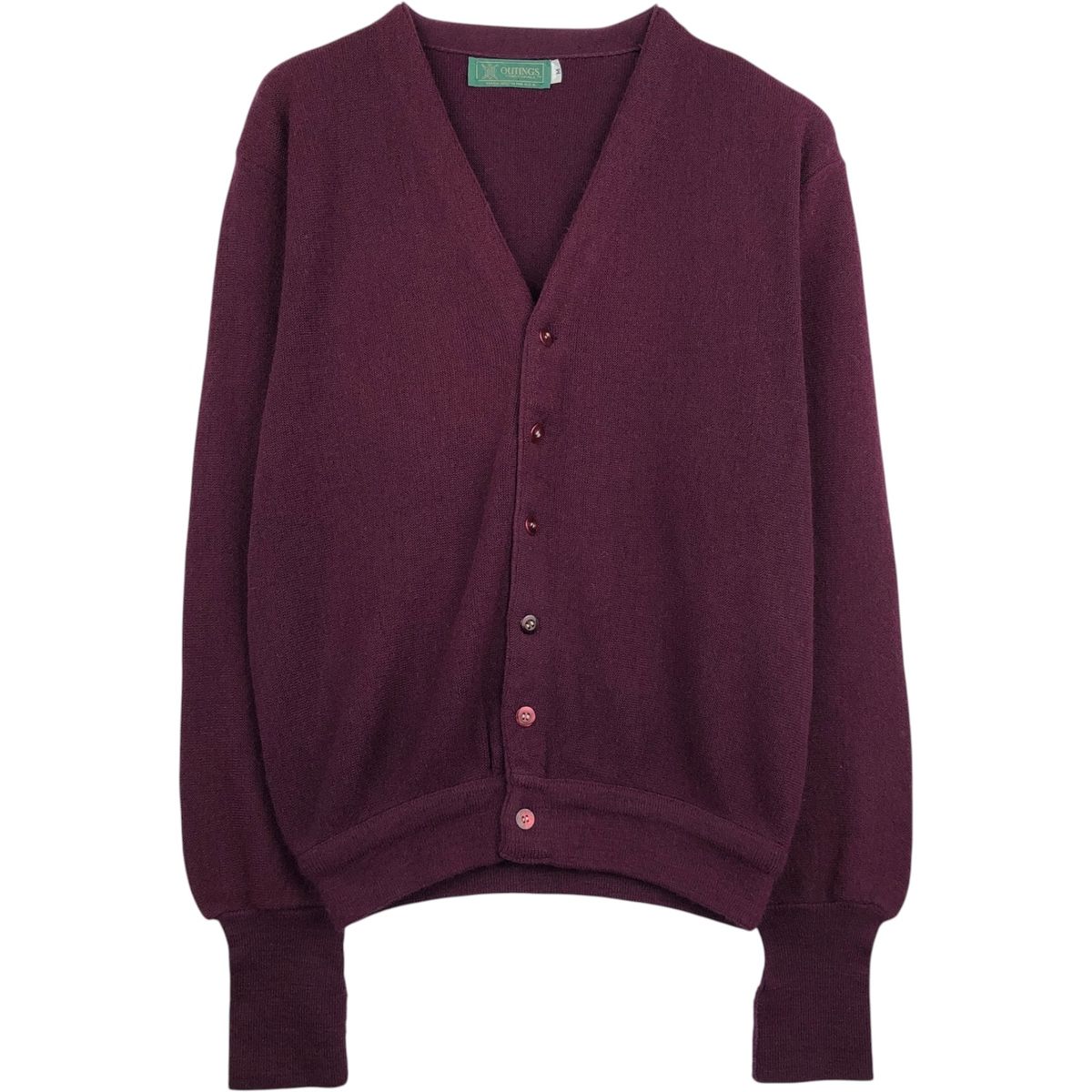 古着 jma PLUM アクリルニットカーディガン USA製 メンズXL/eaa372321 