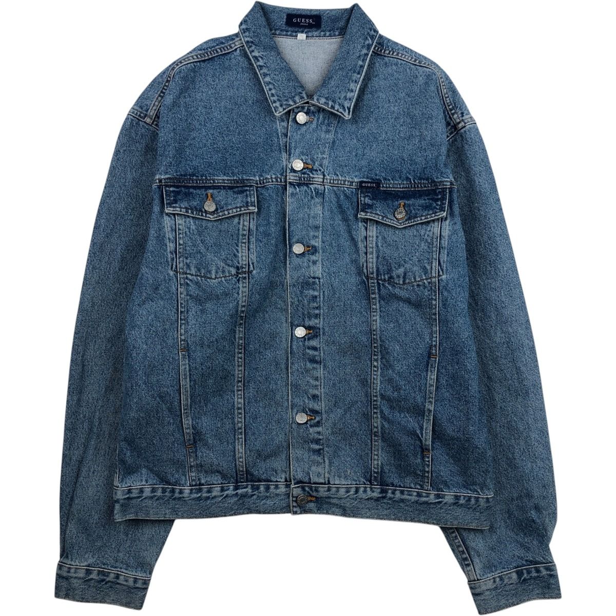 古着 ゲス Guess JEANS デニムジャケット Gジャン メンズXXL相当 