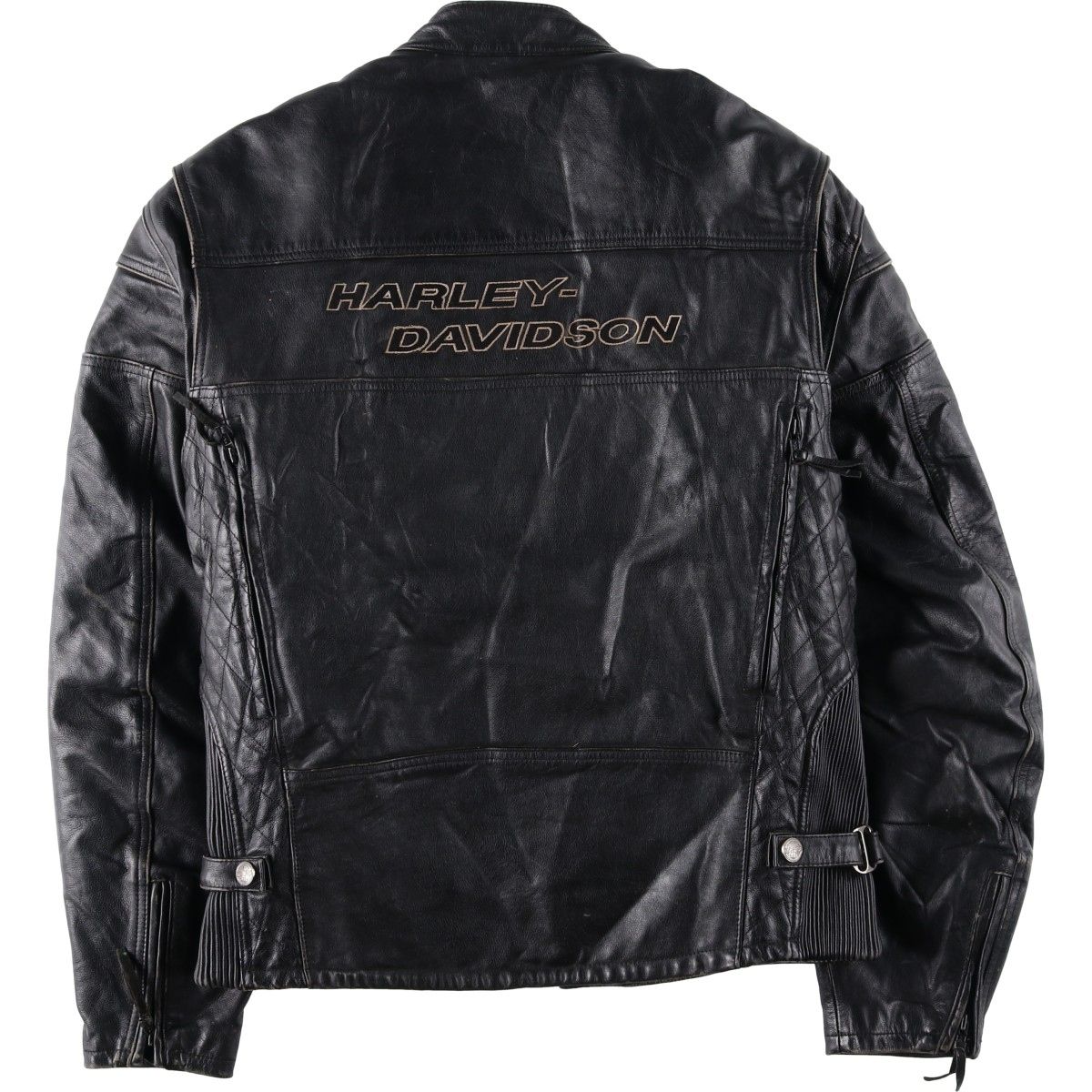 古着ハーレーダビッドソン（Harley-Davidson）黒サイズL 47 Harley Davidson - 古着 ハーレーダビッドソン Harley-Davidson ロング