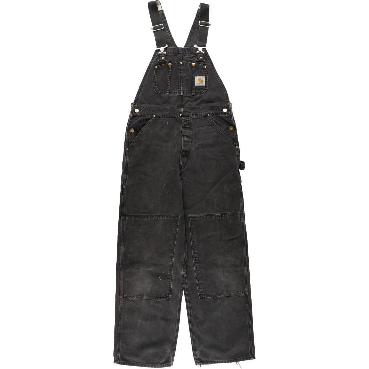 古着 カーハート Carhartt ダブルニー ダック オーバーオール メンズ